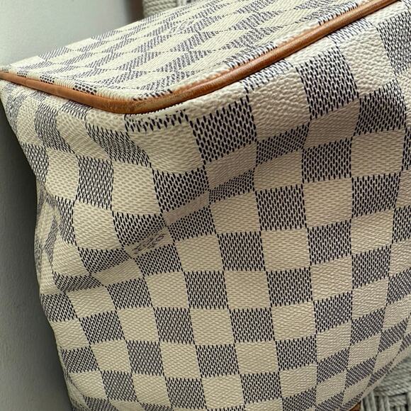 EUC Louis Vuitton Saleya Damier Azur MM Zipper Tote - Picture 9 of 11